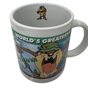 Vintage Tazmanian Devil Worlds Greatest Dad Mug